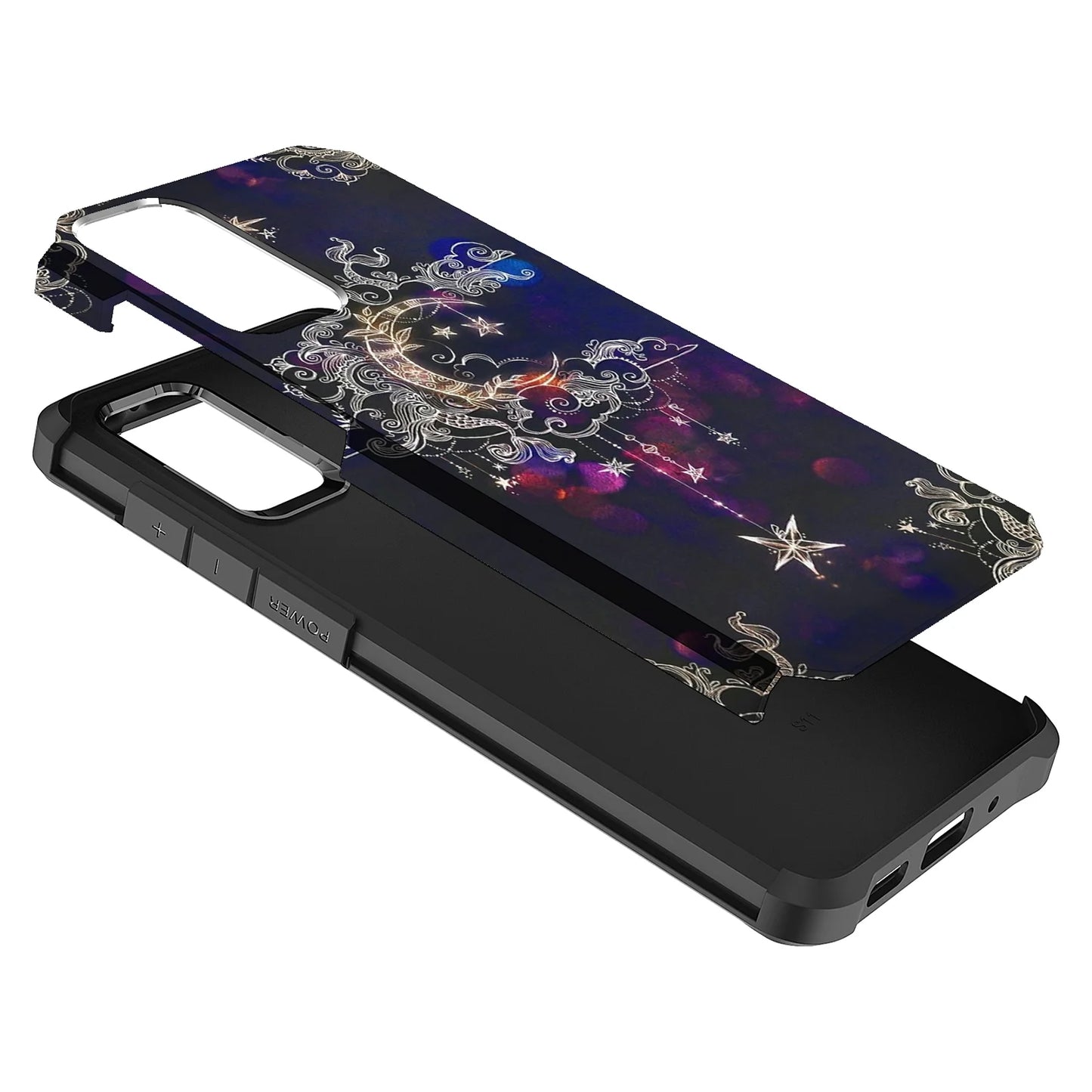 Samsung Galaxy S20 plus Case, Hybrid Dual Layer Slim Graphic Armor Shockproof Impact Resistant Protective Cover Case for Samsung Galaxy S20+ (Wiccan)