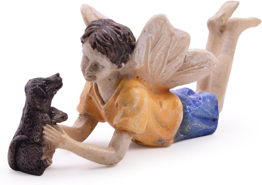 Miniature Fairy Figurine Statue – Garden Décor Accessories Fairies (Ross & Winston)
