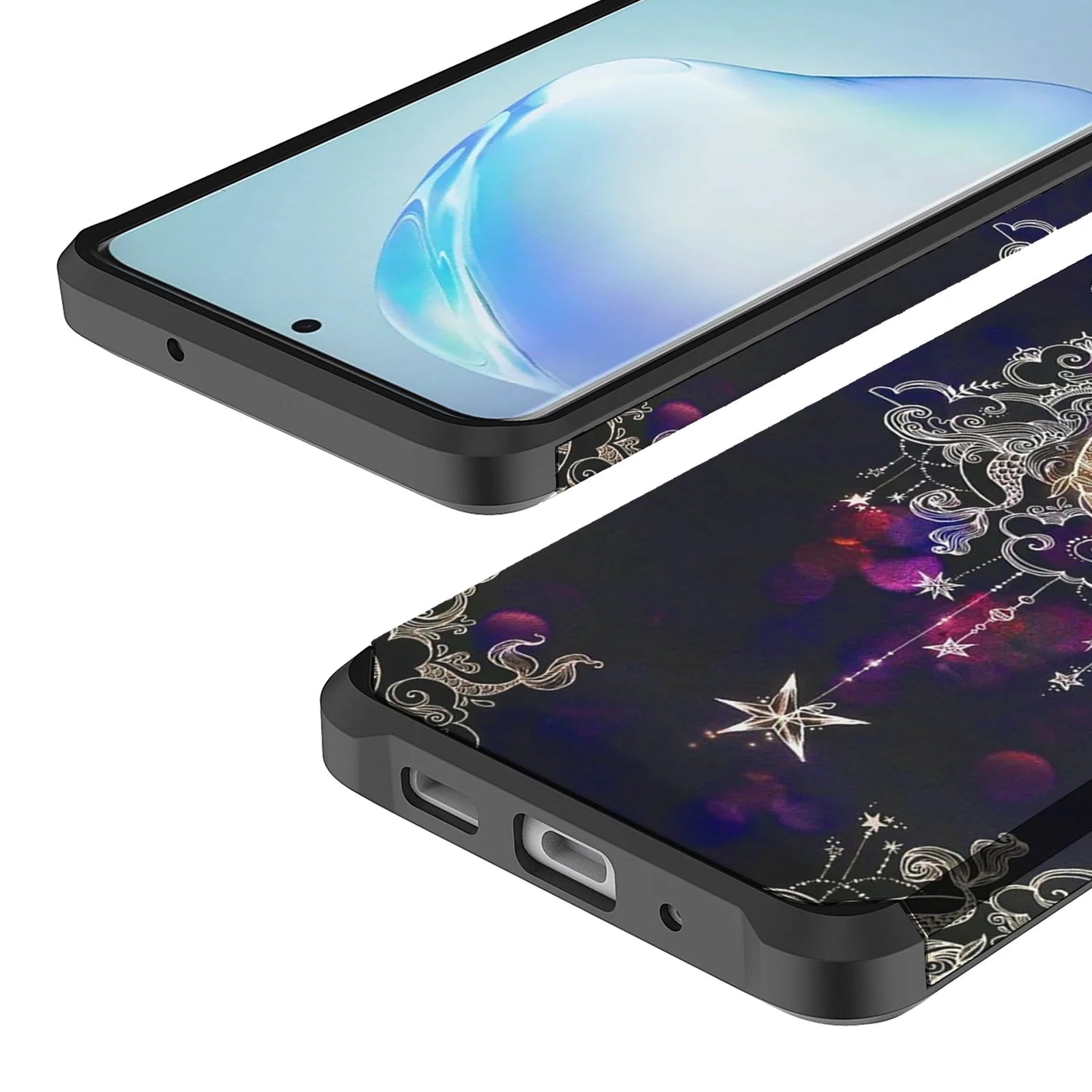 Samsung Galaxy S20 plus Case, Hybrid Dual Layer Slim Graphic Armor Shockproof Impact Resistant Protective Cover Case for Samsung Galaxy S20+ (Wiccan)