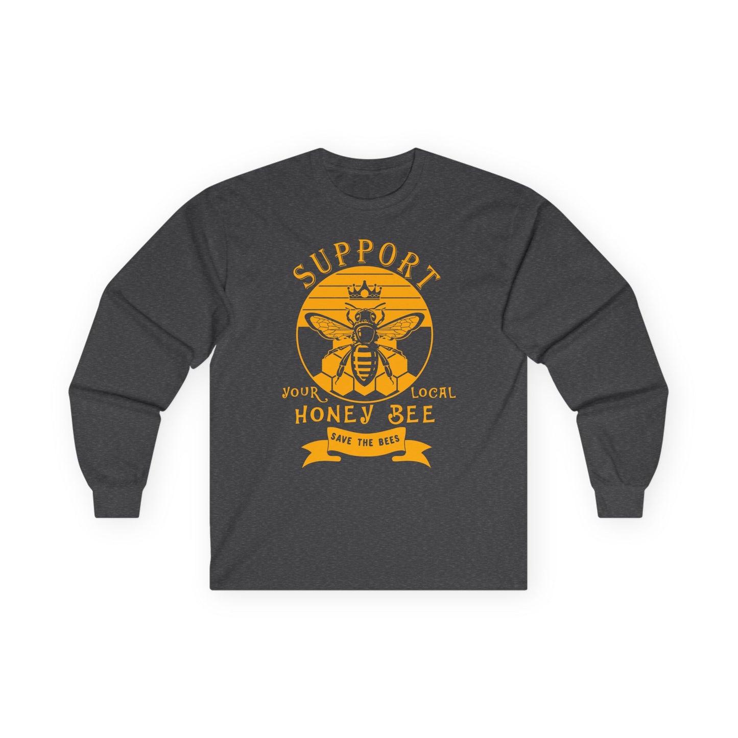 Support your local Honey Bee-unisex long sleeve shirt