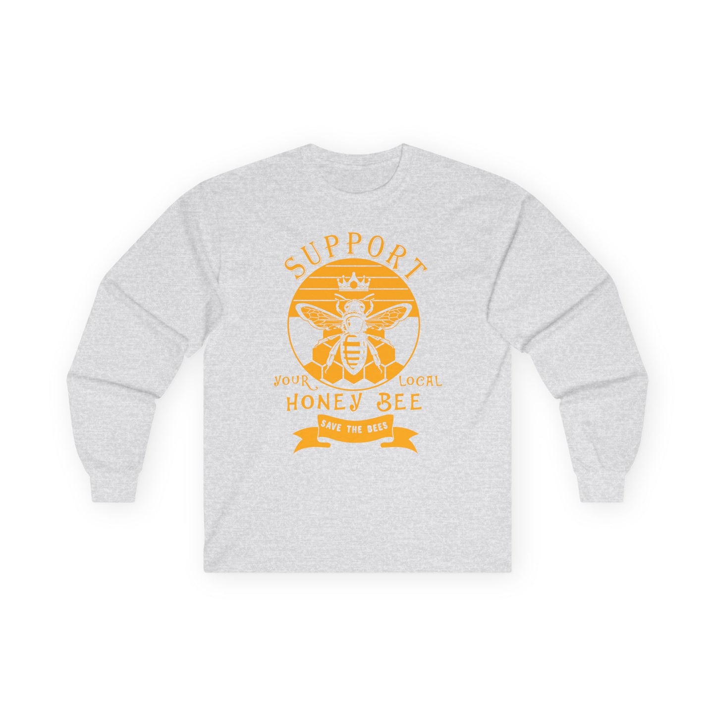 Support your local Honey Bee-unisex long sleeve shirt