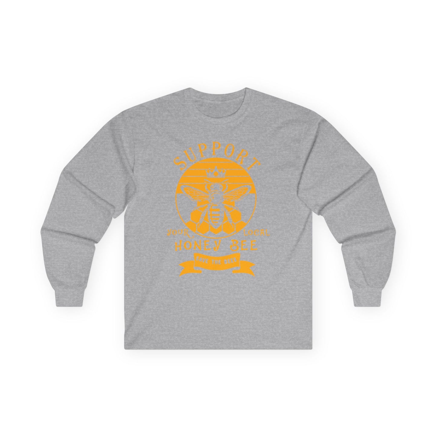 Support your local Honey Bee-unisex long sleeve shirt