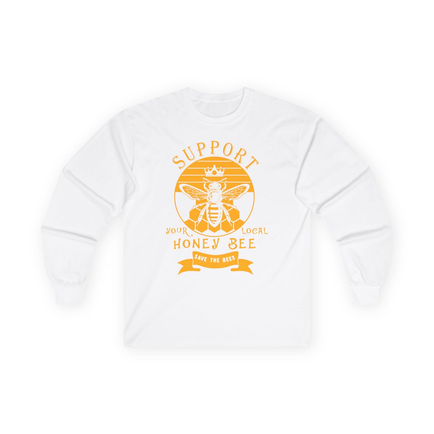 Support your local Honey Bee-unisex long sleeve shirt