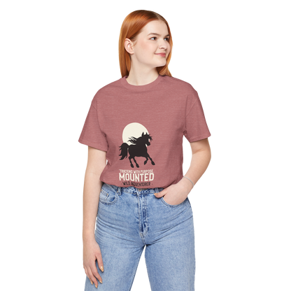 Mounted officer-Unisex Jersey Short Sleeve Tee